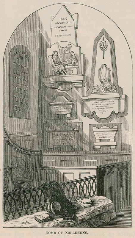 Grab des Künstlers Joseph Nollekens, Paddington Church, London von English School