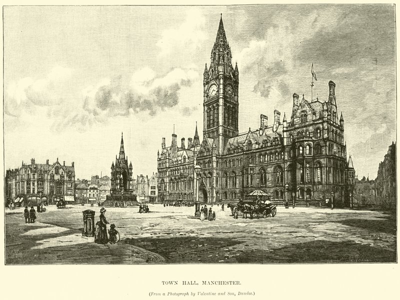 Rathaus, Manchester von English School
