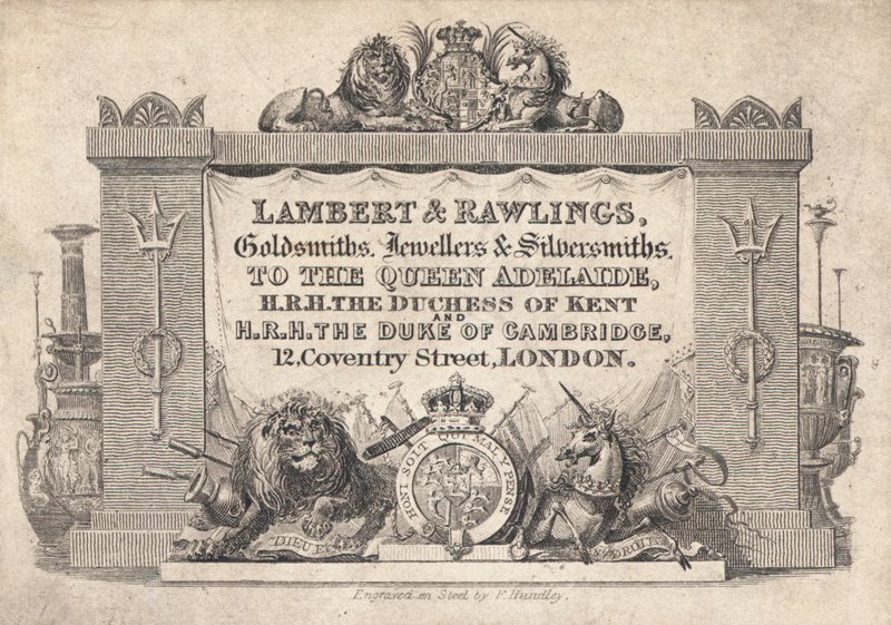 Handelskarte, Lambert & Rawlings von English School