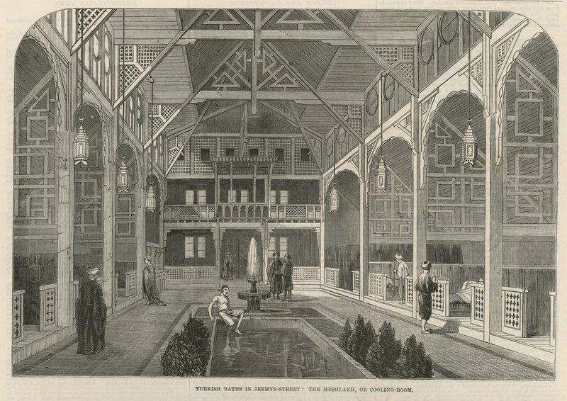 Türkische Bäder in der Jermyn Street von English School