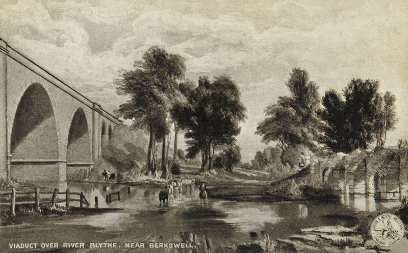 Viadukt über den Fluss Blythe, in der Nähe von Berkswell von English School