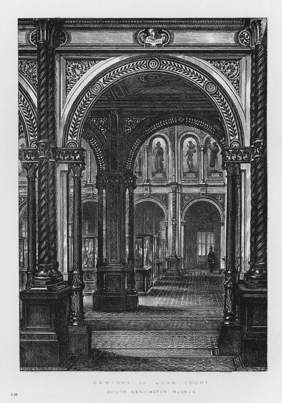 Victoria und Albert Museum: Zentral- oder Leihhof von English School