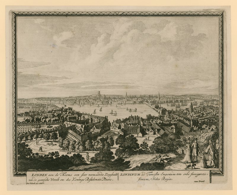 Ansicht von London von English School