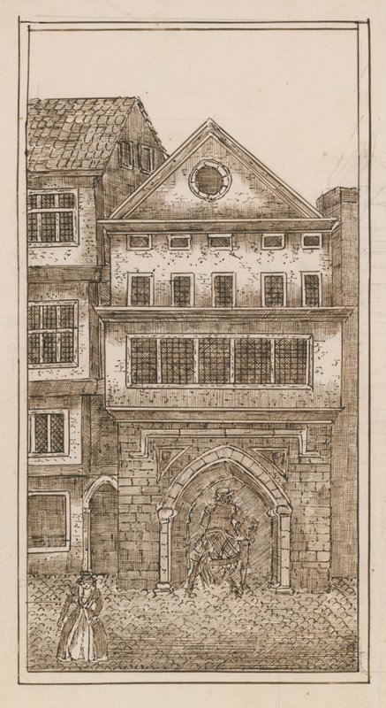 Ansicht des Nordtors der St. Pauls Kathedrale von English School