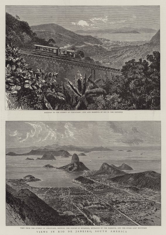 Ansichten von Rio de Janeiro, Südamerika von English School