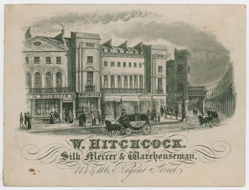W Hitchcock, Visitenkarte von English School