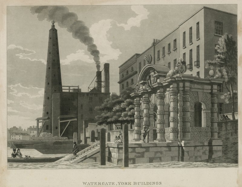 Watergate, York Buildings, London von English School