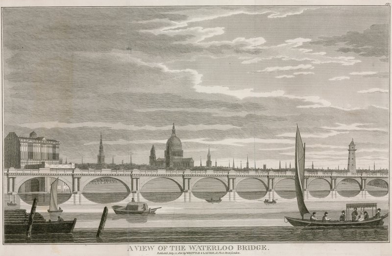 Waterloo-Brücke, London von English School
