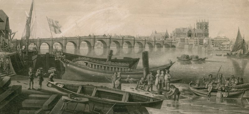 Westminster Bridge, London von English School