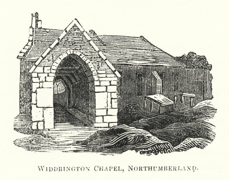 Widdrington Kapelle, Northumberland von English School