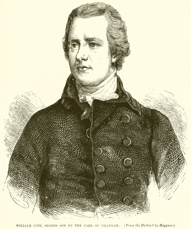 William Pitt, zweiter Sohn des Earl of Chatham von English School