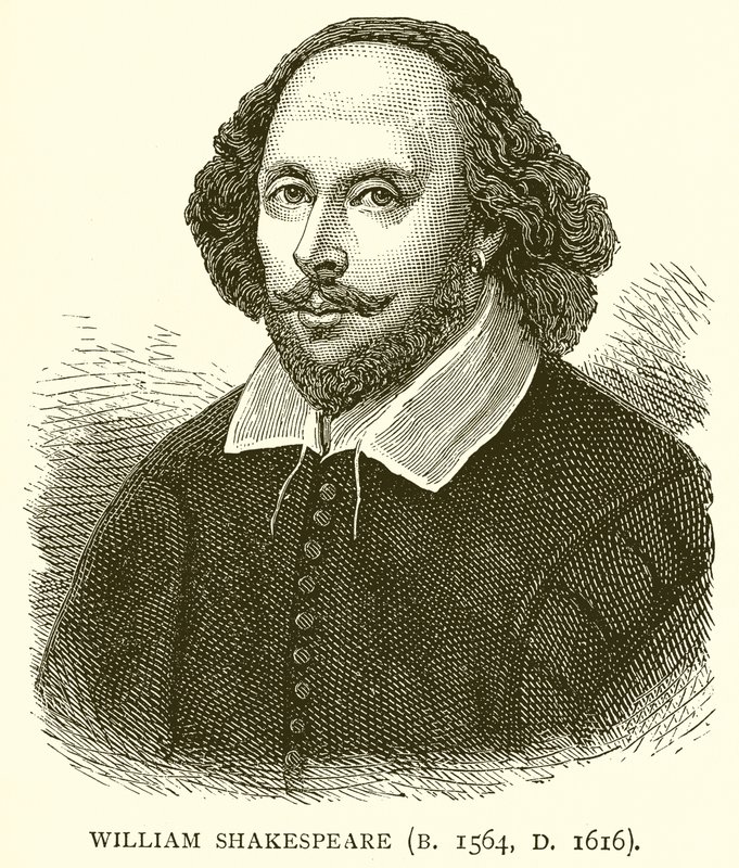 William Shakespeare (geb. 1564, gest. 1616) von English School