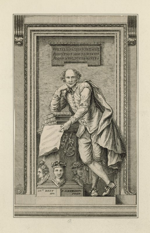 William Shakespeare Denkmal von English School