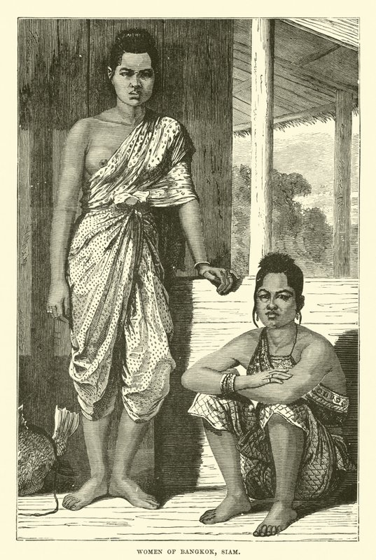 Frauen von Bangkok, Siam von English School