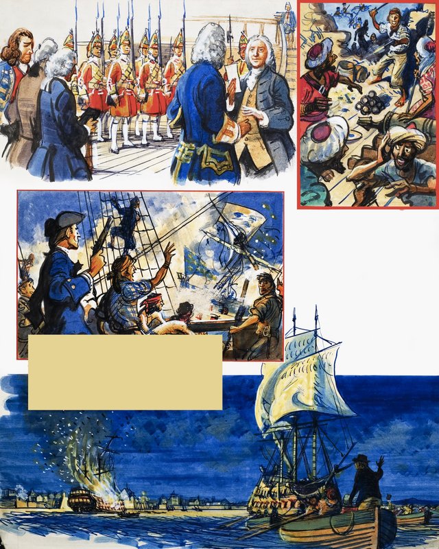 Sammelalbum des britischen Seemanns: Kampf gegen die Franzosen von Eric Parker