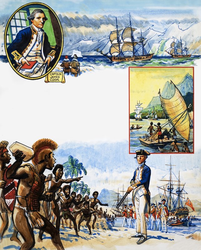 Sammelalbum des britischen Seemanns: Entdeckungsreisen von Eric Parker