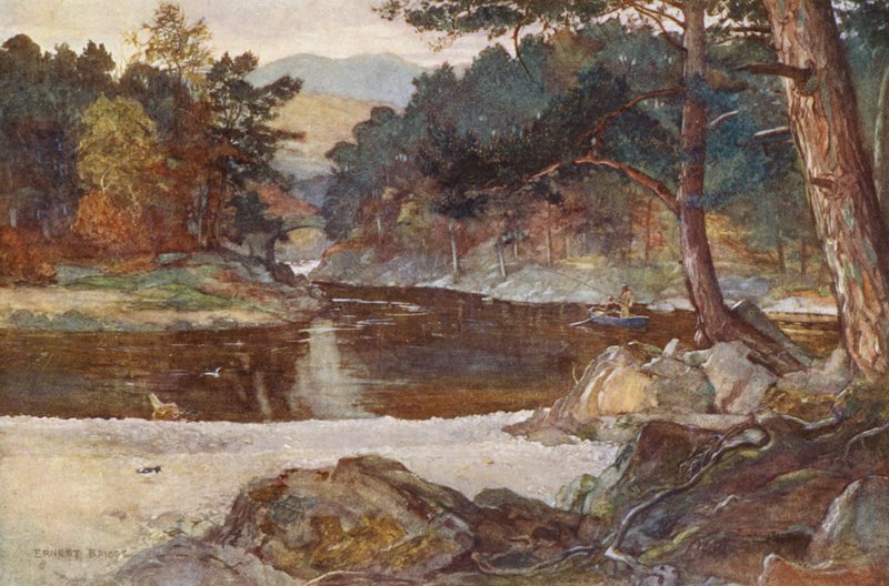 Der Fluss Tummel bei Pitlochry von Ernest Edward Briggs