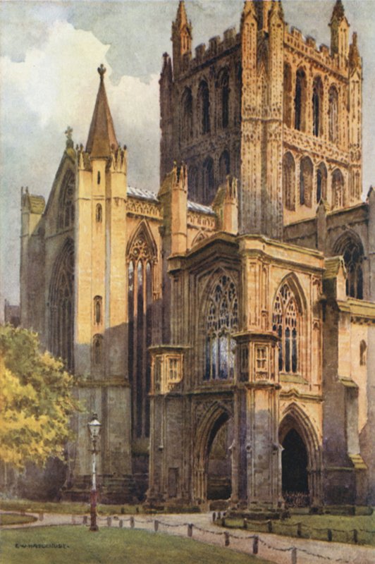 Die Kathedrale von Nordwesten von Ernest William Haslehust