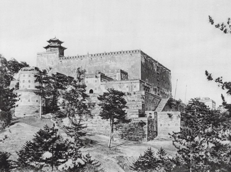 Jehol, Potala, Chihli, Hauptgebäude in Potala, Ansicht von Südwesten von Ernst Boerschmann