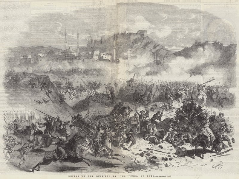 Niederlage der Russen durch die Türken bei Kars von Eugen von Guerard