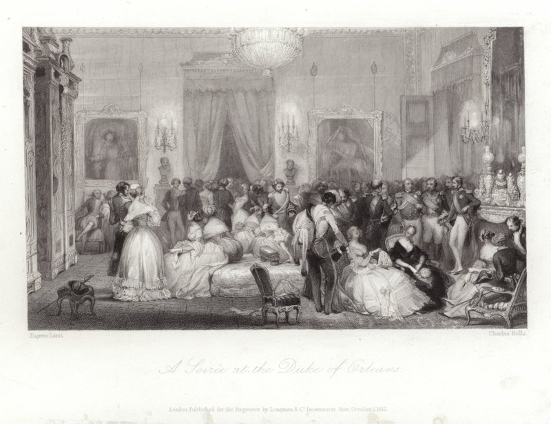 Ein Soiree beim Herzog von Orleans von Eugene Louis Lami