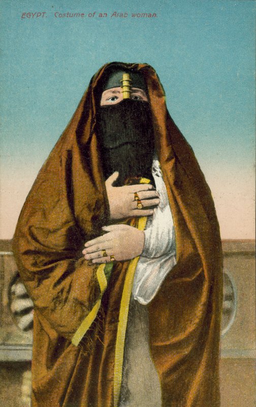 Ägypten, Kostüm einer arabischen Frau (Farbfoto) von European Photographer