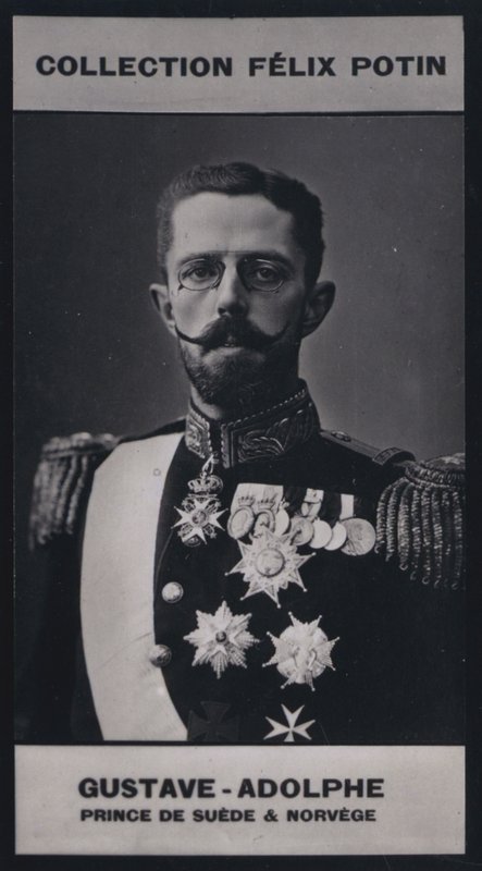 Gustav, Kronprinz von Schweden und Norwegen (1858) von European Photographer