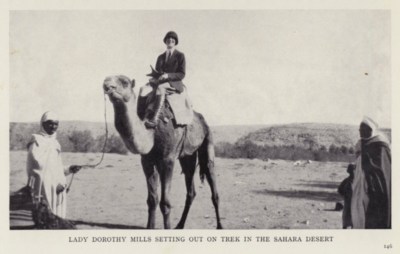Lady Dorothy Mills auf einer Trekkingtour in der Sahara von European Photographer