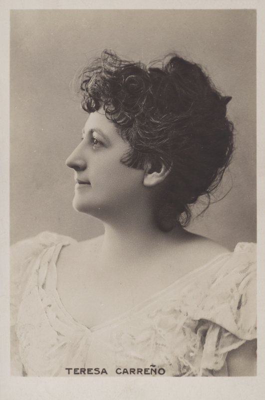 Teresa Carreño, venezolanische Pianistin, Sängerin, Komponistin und Dirigentin von European Photographer