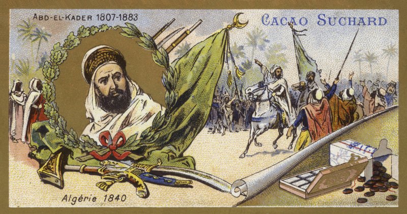 Abdelkader El Djezairi, algerischer Sufi-Heiliger und Militärführer, 1840 von European School