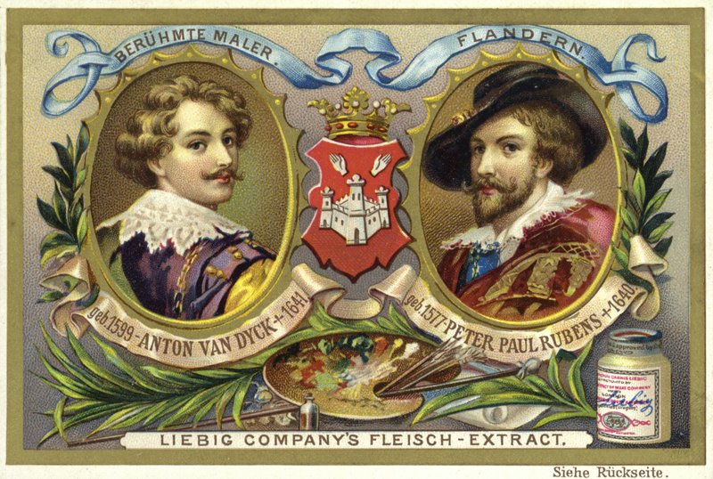 Antony van Dyck und Peter Paul Rubens, flämische Künstler von European School