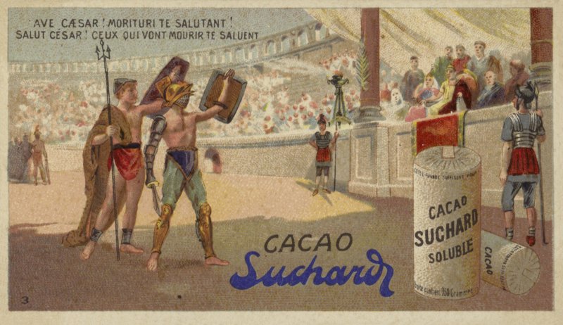 Ave, Caesar! Morituri te salutant (Heil dir, Caesar! Die Todgeweihten grüßen dich) von European School