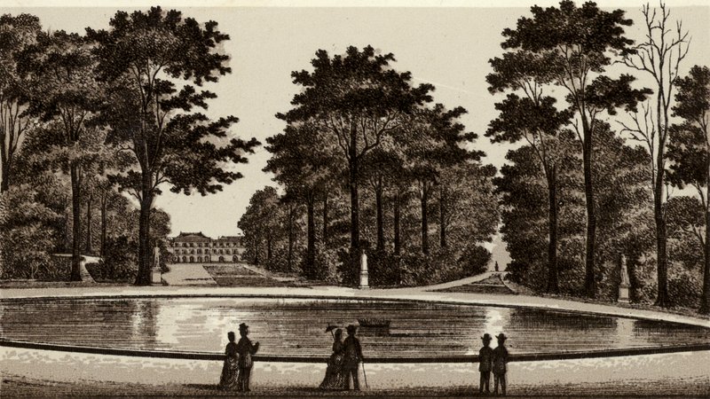Brüssel: Blick auf den Park von European School