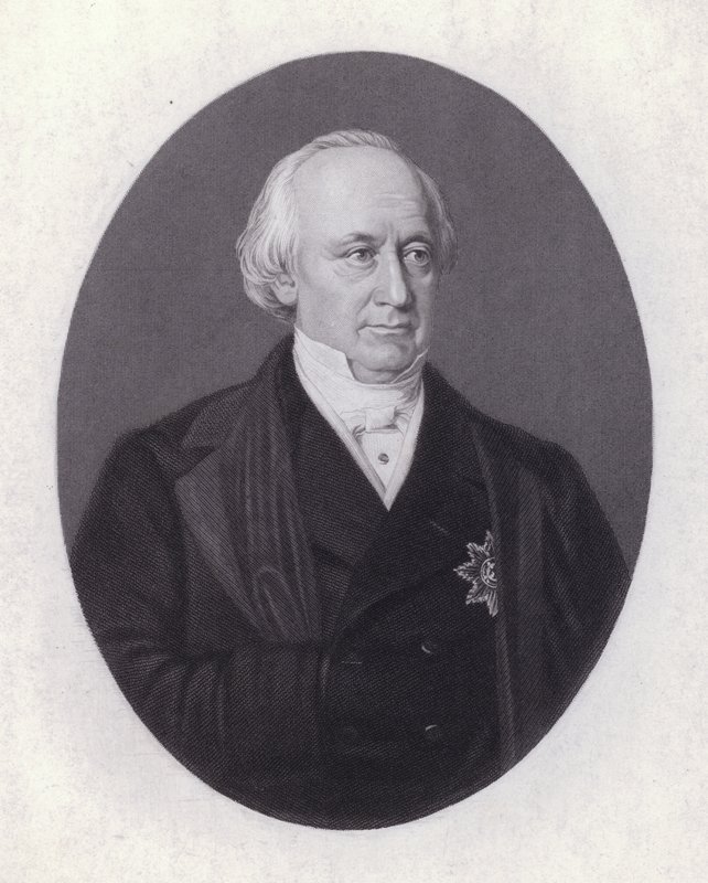 Christian Karl Josias von Bunsen, deutscher Diplomat und Gelehrter (Stich) von European School