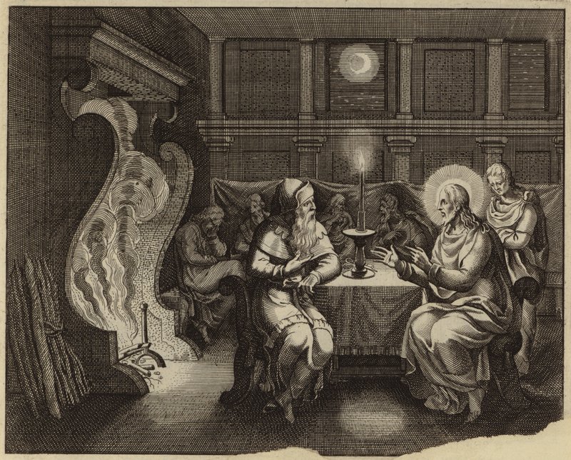 Gespräch von Jesus Christus und Nikodemus von European School