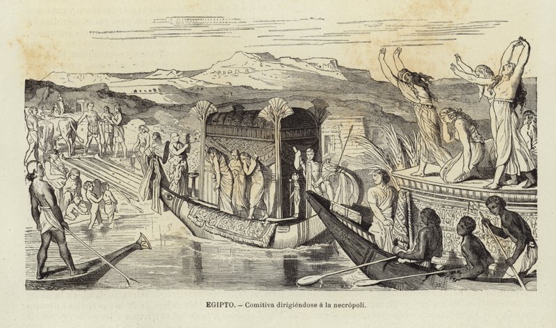 Ägypten - Ansprache an die Delegation in der Nekropole von European School