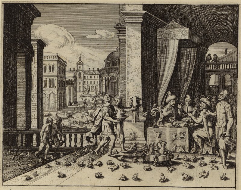Ägypten von der Froschplage heimgesucht von European School