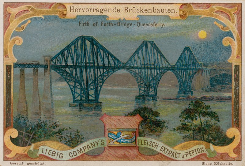Forth Bridge über den Firth of Forth, Schottland von European School