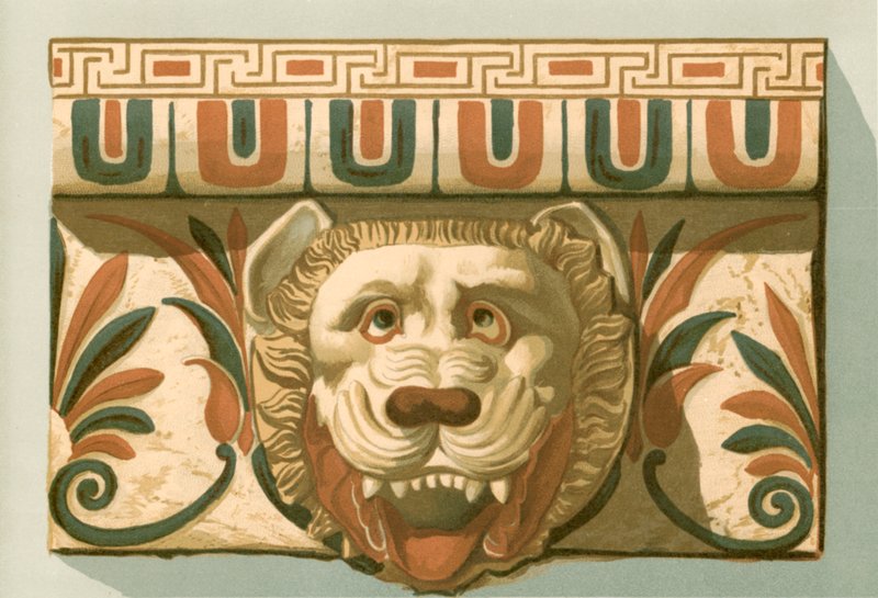 Fragmente von Terrakotta, gefunden in Metapontim im Jahr 1828 von European School