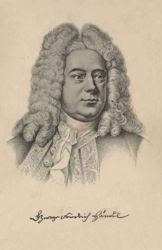Georg Friedrich Händel, deutsch-britischer Barockkomponist von European School