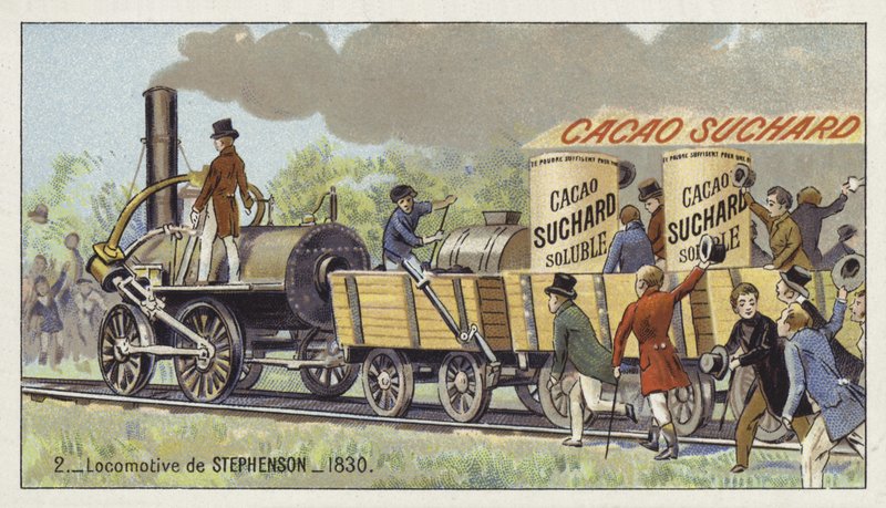 George Stephensons Lokomotive Rocket, 1830 von European School