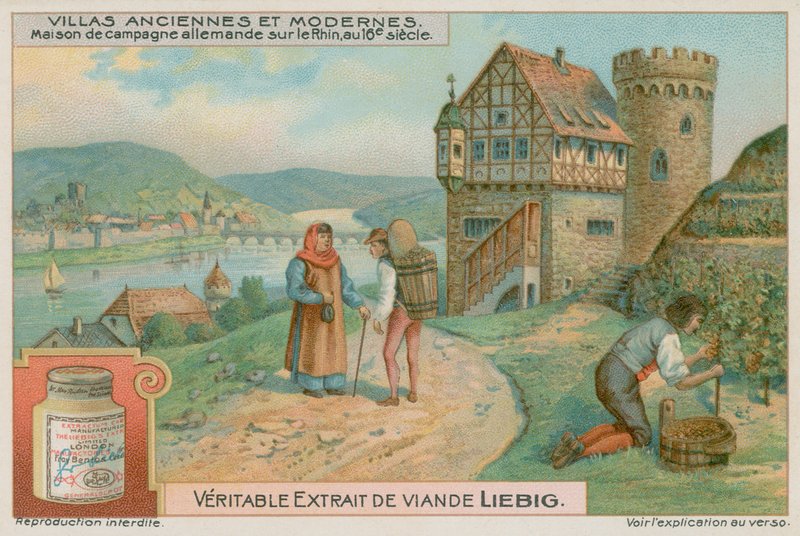 Deutsche Villa am Rhein im 16. Jahrhundert von European School