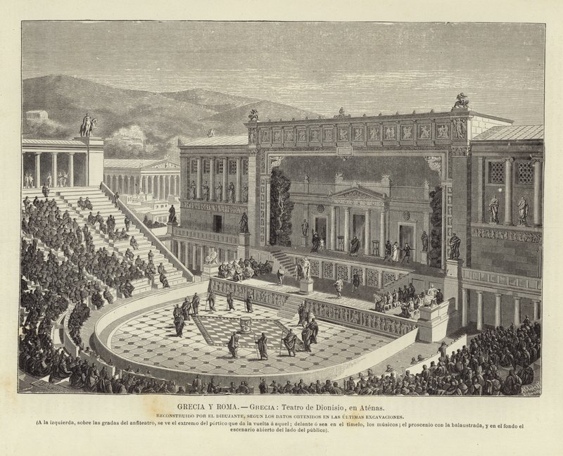 Griechenland und Rom - Griechenland: Theater des Dionysos in Athen von European School