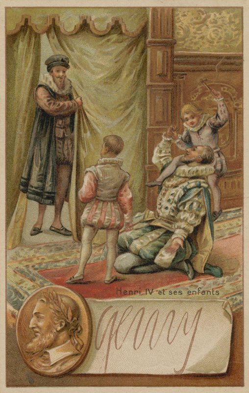 König Heinrich IV. von Frankreich mit seinen Kindern von European School
