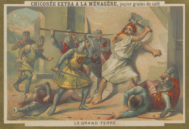 Le Grand Ferré, französischer Held des Hundertjährigen Krieges von European School