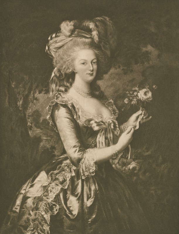 Marie Antoinette (Lithographie) von European School