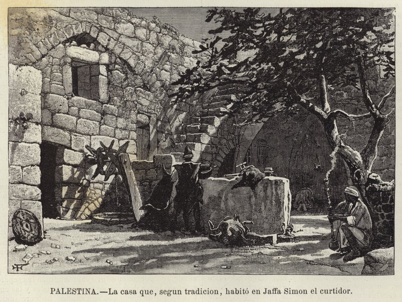 Palästina, Das Haus, das laut Tradition in Jaffa von Simon dem Gerber bewohnt wurde von European School