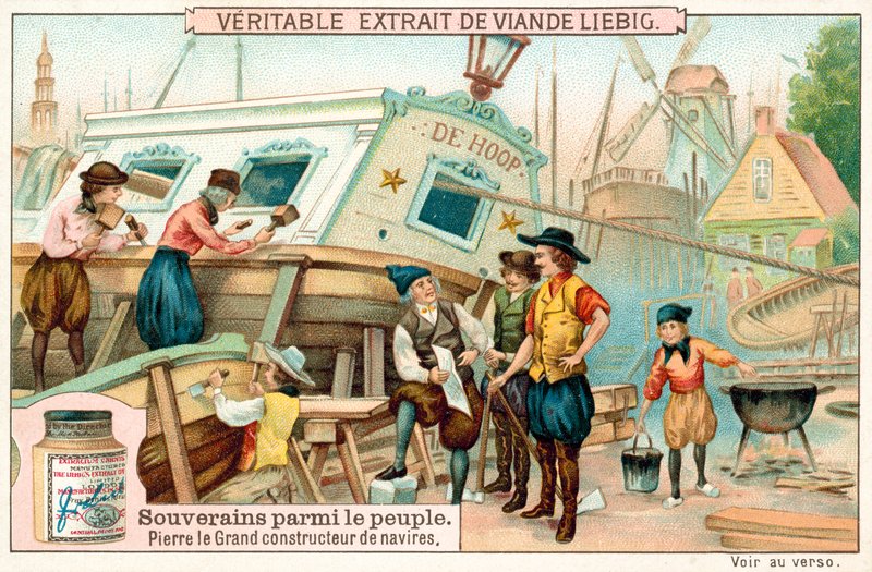 Peter der Große als Schiffbauer in den Niederlanden von European School