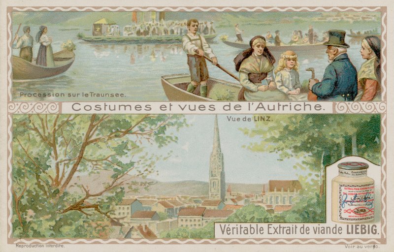Bootsprozession auf dem Traunsee und Blick auf Linz von European School