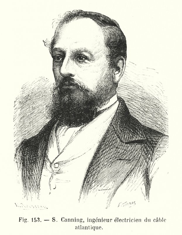 S Canning, Elektroingenieur des Atlantikkabels von European School
